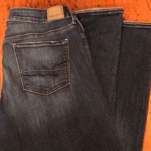 American Eagle super stretch cuffed skinny jeans